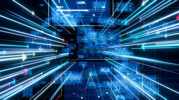 digital transformation concept. high speed. agile development. - 數(shù)字化 個照片及圖片檔