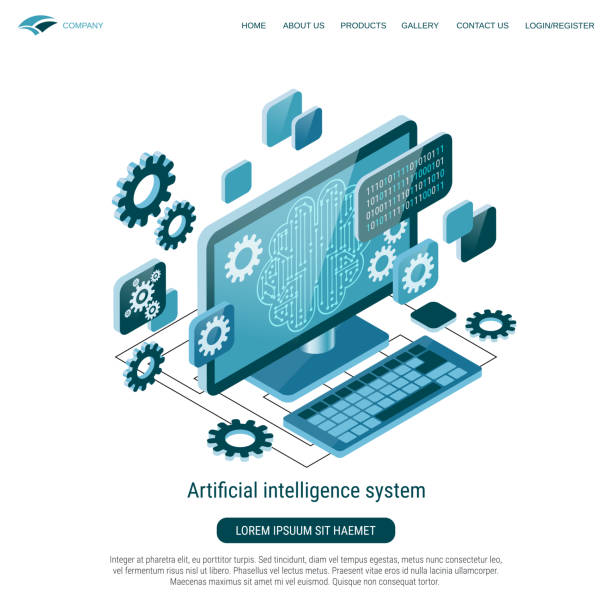 artificial intelligence system vector concept - 系統(tǒng)軟件開發(fā) 幅插畫檔、美工圖案、卡通及圖標(biāo)